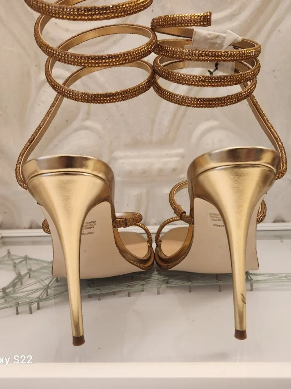 Steve Madden Women's Exotica Ankle Wrap Stiletto Dress Sandals. Size 11